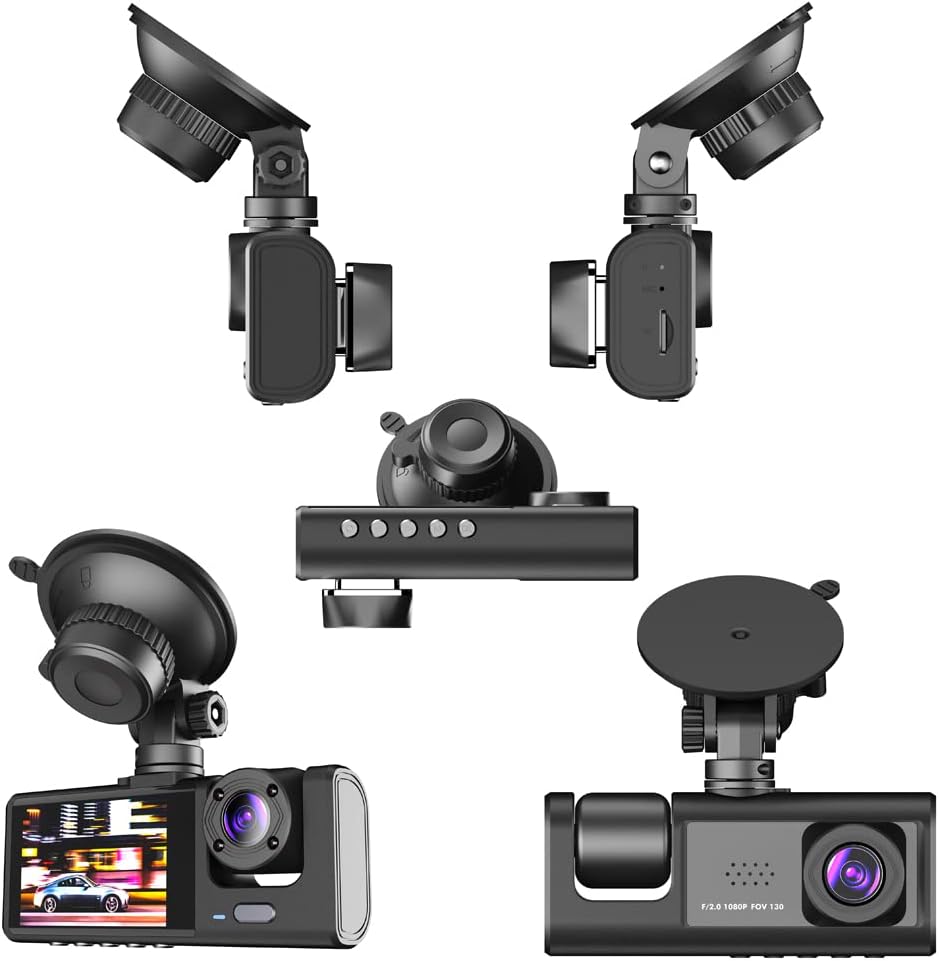 Camara Grabadora Para Auto 3 Canales