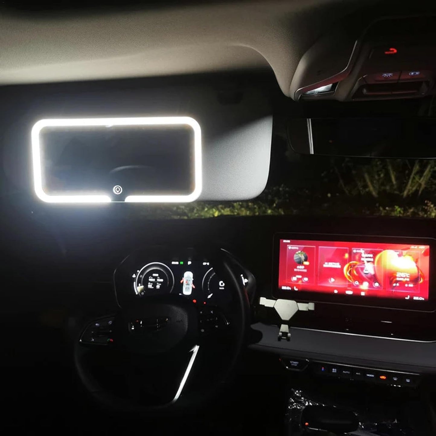 Espejo Con Luz led para Auto