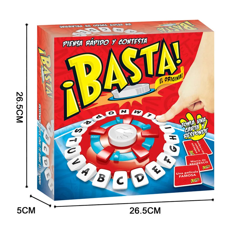 JUEGO DE MESA PALABRAS RAPIDAS ¡BASTA!