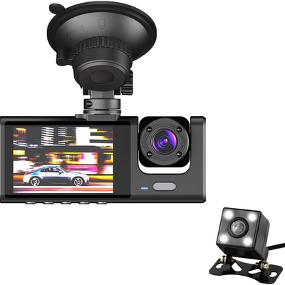 Camara Grabadora Para Auto 2 Canales