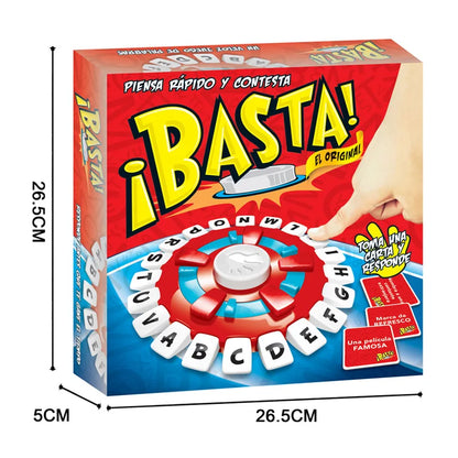 JUEGO DE MESA PALABRAS RAPIDAS ¡BASTA!